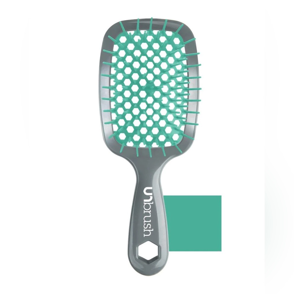 FHI HEAT Unbrush Wet & Dry Vented Detangling Hair Brush (Aurora) NIB